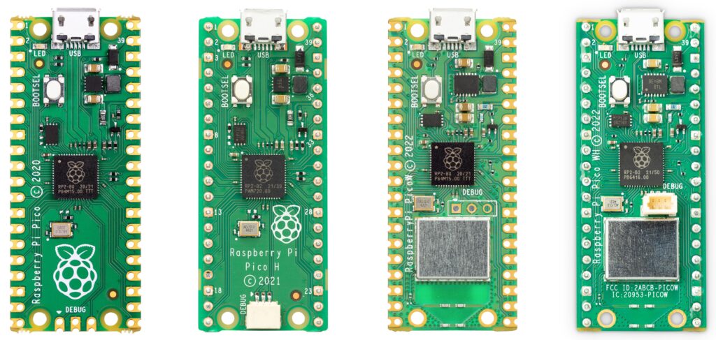 Raspberry Pi Pico variants